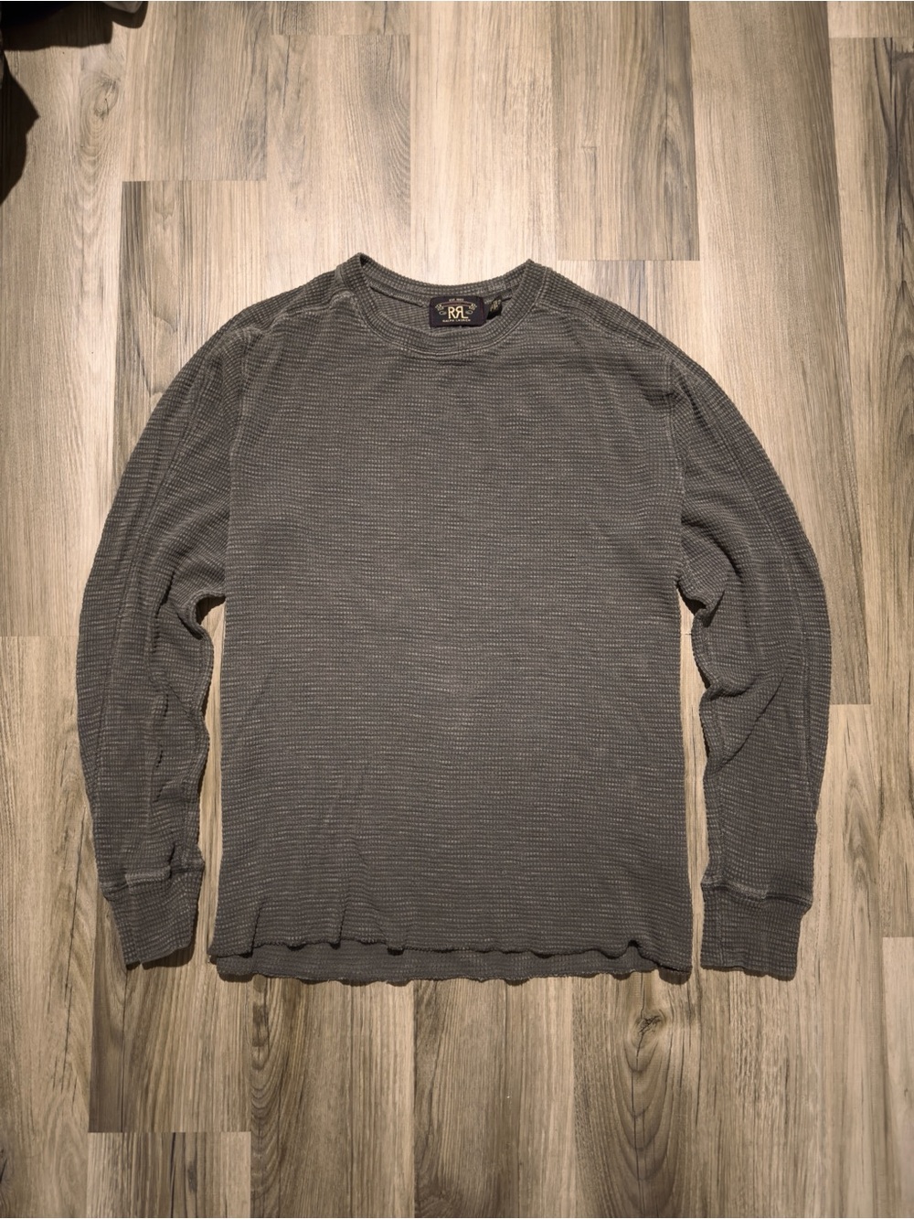 RRL Waffle-Knit Thermal Long-Sleeve • Size L